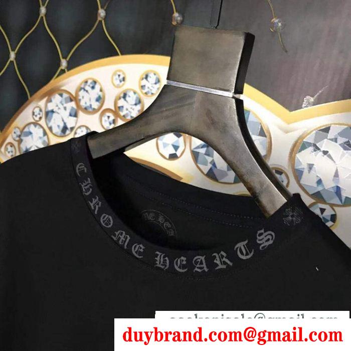 海外のファッション新品 chrome hearts クロムハーツ2019年の流行る美品 2色可選長袖tシャツ