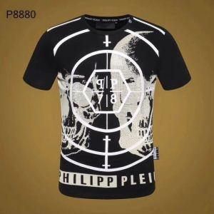Phong cách làm mới T -shirt/Tea Shirt Philip Plain 2019 Mạnh mẽ 2 -Molored Two -Molor Lựa chọn Philippp Plein_filipp Plein_ Thương hiệu giá rẻ (Lớp lớn nhất của )