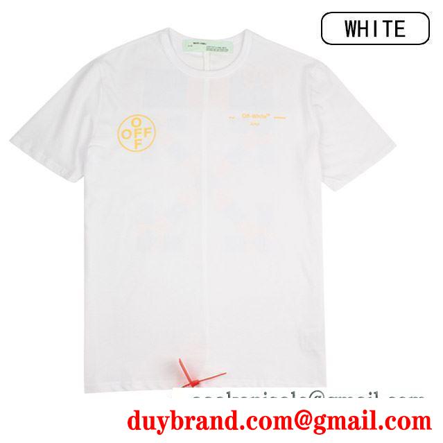 コスパ最強新作におすすめ off-white オフホワイト 半袖tシャツ 2色可選 2019ssコレクションに新着