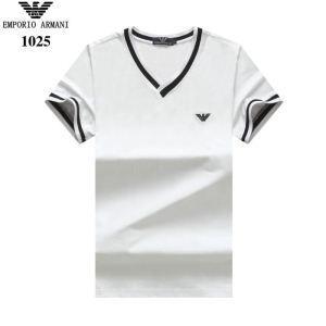 Siêu tuyệt vời mới xuất hiện hiện tại ấn tượng đơn giản t -shirt v cổ armani armani t -shirt mail đặt hàng 100 % cotton 4 -color phát triển