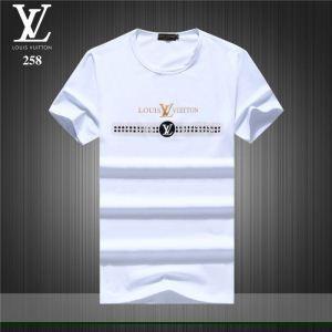 Giá trị tuyệt vời Chất lượng cao đơn giản T -Shirt Mens Summer Các mặt hàng dễ mặc Louis Vuitton Vuitton đặt hàng