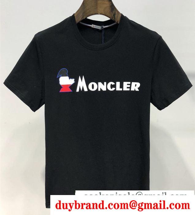 2019トレンド感満載なアイテム トレンドを追求した新作 モンクレール moncler tシャツ/ティーシャツ 2色可選