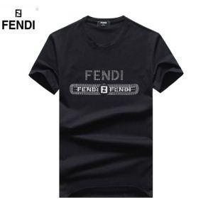 Người bảo lãnh chất lượng mới đến Gentlemen lớn Kích thước bông nhẹ nhàng T -Shirt ở lại Black White Brudak Blue Fendi Fendi