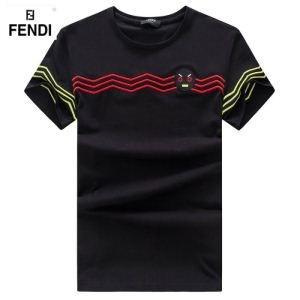 Fendi T -Shirt giá rẻ Fendi cho con bú Vật liệu ánh sáng cotton mịn