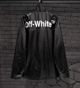 Sự xuất hiện trong áo khoác mùa xuân / hè 2019 áo len parka áo khoác mùa xuân / mùa hè kiểm tra Off-White Tắt Trắng _Off-White Off White_ Thương hiệu giá rẻ 