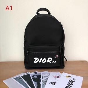 Dior Dior Dior Backpack Da đen Thời trang Giá thấp nhất 3 Lựa chọn màu 1KWBA064YLE_H03E