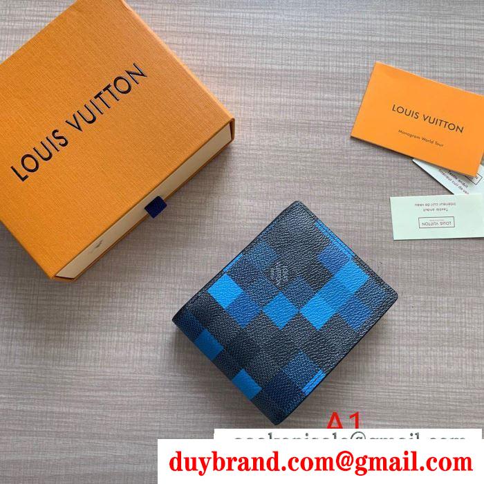 Louis Vuitton ルイ ヴィトン メンズ 二つ折り財布 DAMIER GRAPHITE ダミエグラフィット ピクセル コピー ファッション 激安