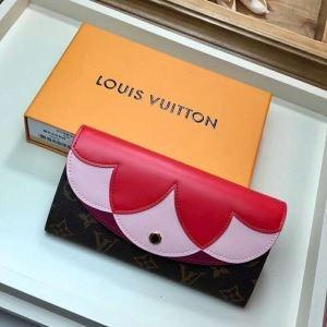 Louis Vuitton Long Wallet Ladies Ladies Louis Vuitton Công suất lớn Giá thấp nhất siêu rẻ