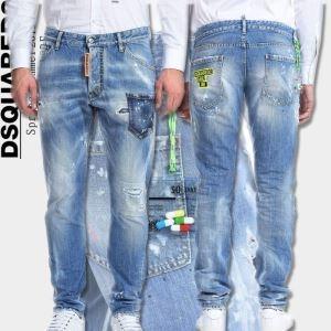 Dequerard DSquared2 Thương hiệu quần jean 2019 Mùa xuân Màu mới mỹ phẩm Phong cách chiết khấu thương hiệu phổ biến được hoàn thành