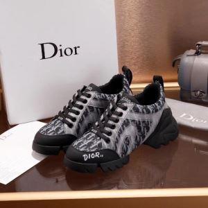DIOR SNEAKERS MEN nam Xu hướng thời trang gợi ý Dior Black nhẹ đi lại Trường học thấp nhất