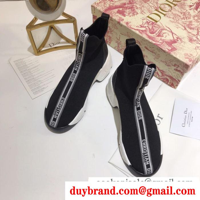 Dior メンズ スニーカー 2019ssでファッションの最先端 新着 ディオール 靴 コピー ブラック グレー 大人気 コーデ 激安