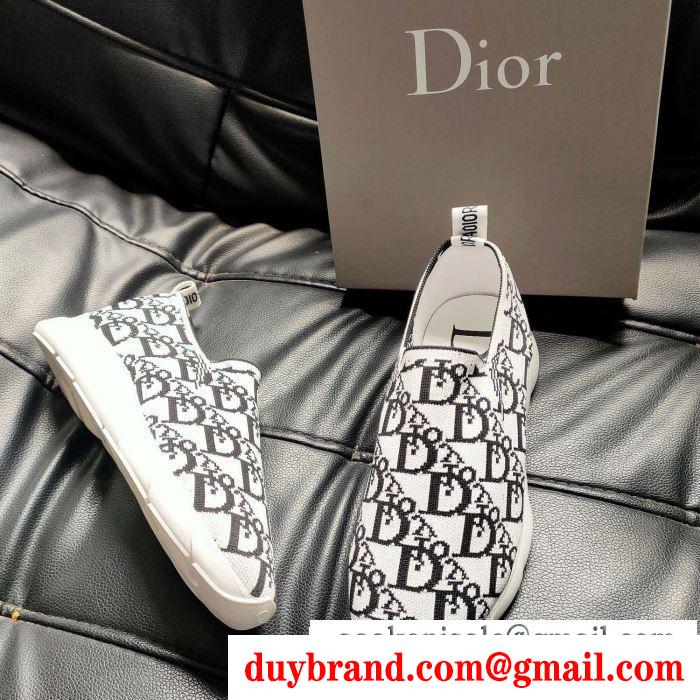 Dior メンズ シューズ 今季で一番流行りスタイルアイテム ディオール スーパーコピー カジュアル ２色可選 日常 高品質
