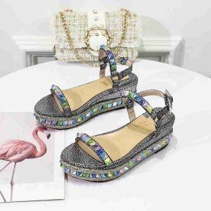 Christian Lubutan Christian Louboutin Sandals Vùng thời trang và các món đồ phổ biến Ladies Pyraclou Corde