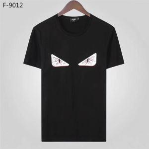 Mặc Fendi Fendi 2019SS mới Boom Short Sleeve T -Shirt Clean Color Kiểm tra Spring / Summer_Fendi Fendi_ Thương hiệu giá rẻ (Lớp lớn nhất của )