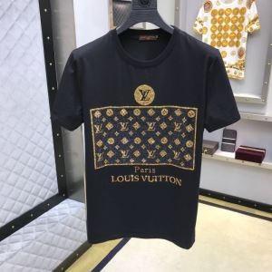 Mùa xuân nhanh nhất / Mùa hè hợp thời trang Sleeve T -Shirt 2019 Tác phẩm mới nổi tiếng xuất hiện Louis Vuitton Mùa xuân / Mùa hè tuyệt vời phổ biến