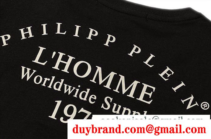 春夏トップス最新情報をチェック  フィリッププレイン PHILIPP PLEIN  2019年春夏シーズンに登場  半袖Tシャツ