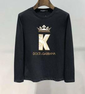 Dolce & Gabbana Dolce & Gabbana Long Sleeve T -shirt 2 Màu 2 Màu sắc phổ biến Kiểm tra các tác phẩm mới của Mùa hè 2019 _ Dolce & Gabbana Dolce & Gabbana