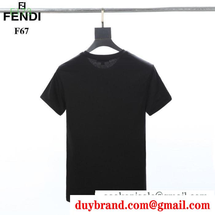 今やセレブ御用達で大人気の 半袖Tシャツ  フェンディ呼び声が高い新名品  FENDI 19年春夏トレンドアイテムを先取り 2色可選