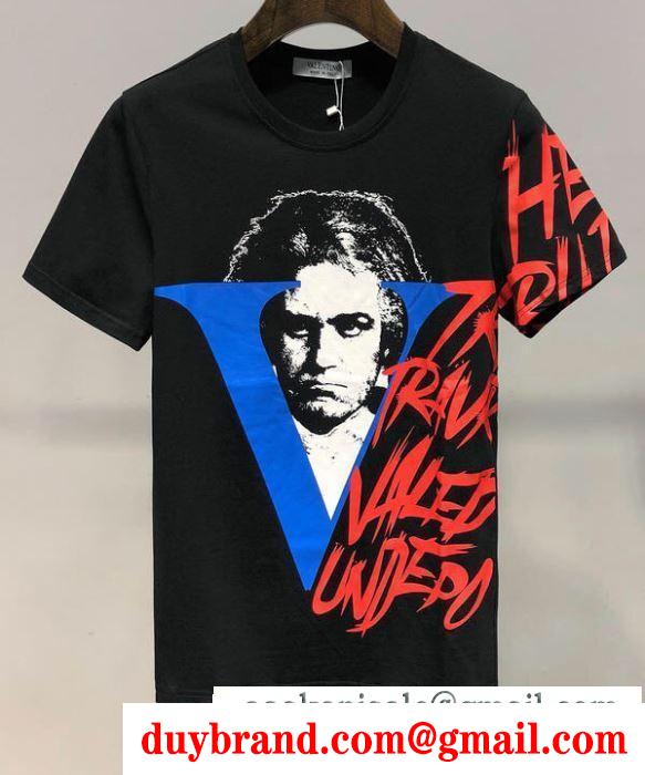 2019春夏に人気のトレンド新作 tシャツ/半袖ヴァレンティノ valentinoオシャレスタイルは今季も 2色可選