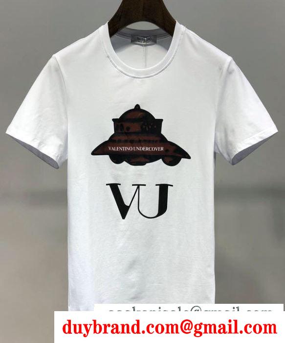 VALENTINO お目立ち度の高い新品 2色可選 tシャツ/半袖特価セール ヴァレンティノ 2019人気新作が登場
