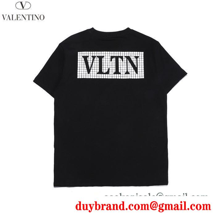 続々とお目見える夏季新作 valentino 2色可選 tシャツ/半袖ヴァレンティノ春夏の流行り2019新品