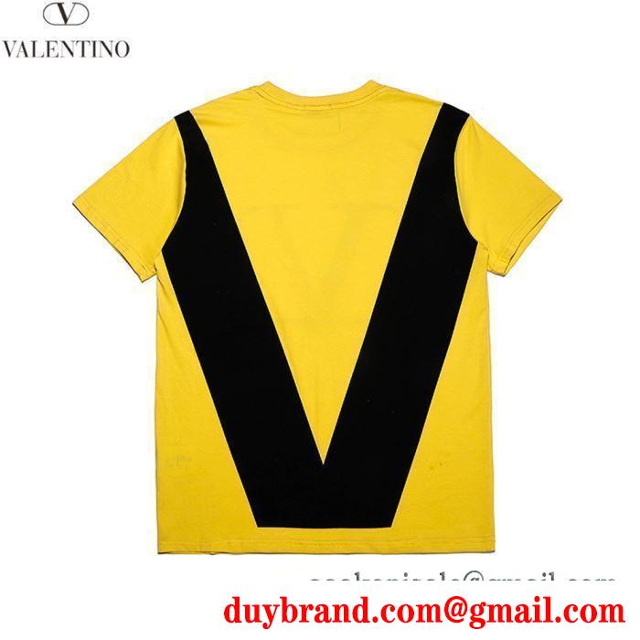 VALENTINO 4色可選 2019夏ファション新品 tシャツ/半袖ヴァレンティノカジュアルに着こなし