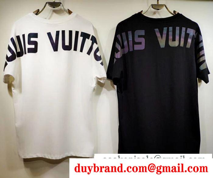 LOUIS vuitton トレンドアイテムとして継続 tシャツ/半袖 2色可選 ルイ ヴィトン2019年春夏シーズンの人気