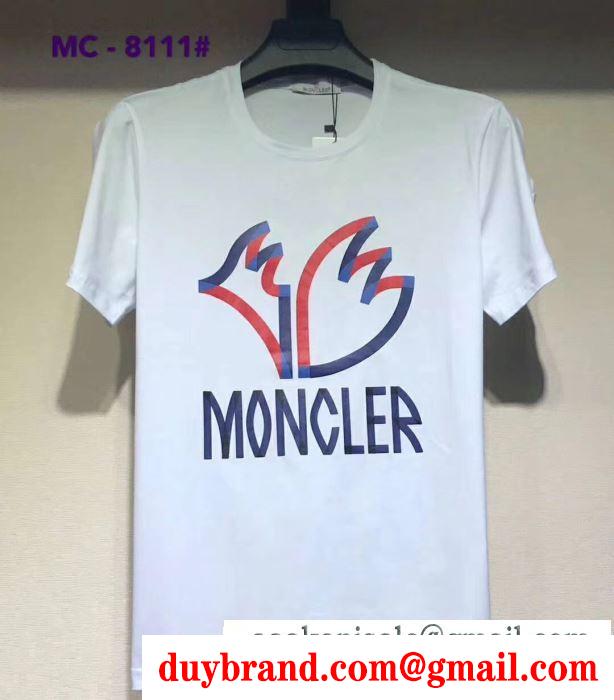 期間限定、お得に買うべき moncler シンプルなデザイン 4色可選 tシャツ/半袖 2019春夏人気トレンドアイテム モンクレール