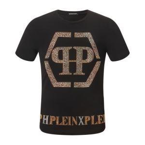 2019 Phổ biến Philip Prine Philipp Plein T -shirt/Short -sleeved 2 Color 2 Color Màu mới _ Philipprine Philipp plein_ Thương hiệu giá rẻ (Lớp lớn nhất của )