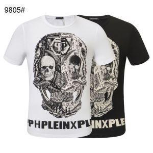 Philip Prine t -shirt hai màu/tay áo ngắn VIP Pre -Sale 2019 Mùa hè 2019 Các mặt hàng mặc cả phổ biến Philipp Plein_filipp Plein_ Thương hiệu giá rẻ 