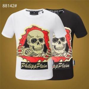 Mùa hè giống như t -shirt/ngắn -sleeved Philipp Plein Bộ sưu tập mới nhất gồm 2 màu Filippein 2019SS_Firippein Philipp Plein_ Thương hiệu giá rẻ (lớn nhất )
