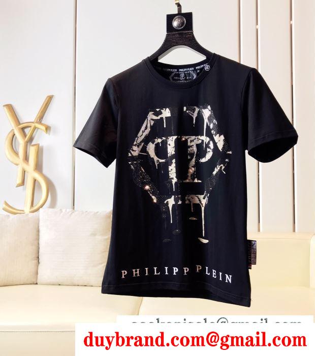 PHILIPP plein tシャツ/半袖 大特価2019 2色可選フィリッププレイン知的な夏のスタイル