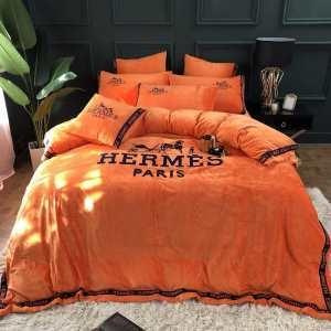 Bộ đồ giường 4 -Piece Đặt Hermes Hermes Fall / Winter 2019 Mùa lạnh mới nhất của Road Road Item _ Hermes Hermes_ Thương hiệu giá rẻ 