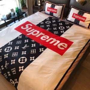 Một bộ đồ giường tối cao phong cách đẹp 4 -Piece Set 2019 Mùa thu / Mùa đông Essence _Supreme Supreme_ Thương hiệu giá rẻ 