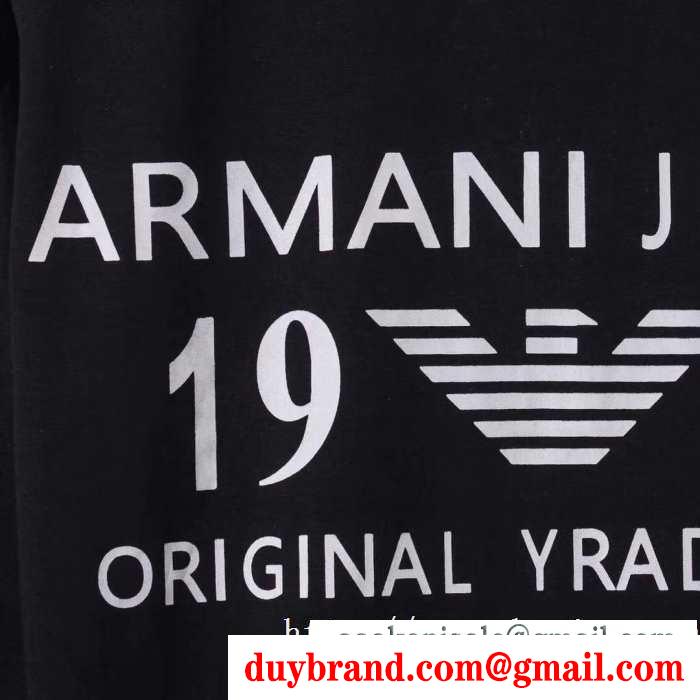 長袖Tシャツ 2色可選 2019秋冬におすすめ着こなし 秋のコーデで使いやすい アルマーニ armani