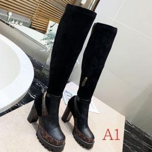  Bốt đùi cao Louis Vuitton Leather Boots Cold Weight Road Item 