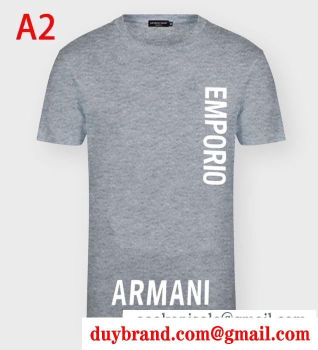 半袖Tシャツ お洒落さんは取り入れてる アルマーニ 多色可選 春夏の爽やかコーデに ARMANI