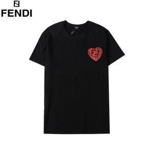 2 -Colored Fendi Fendi Sense nâng cấp tay áo ngắn t -Shirt Xu hướng tọa độ