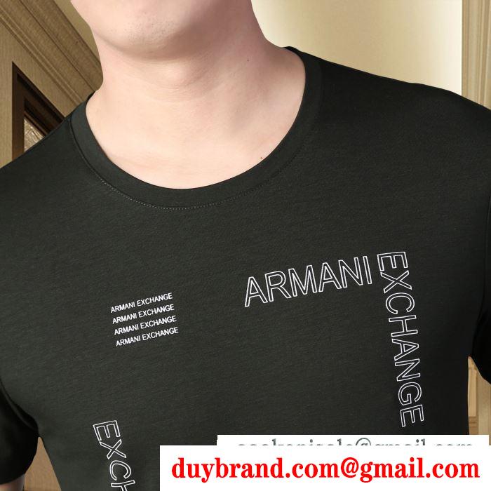 半袖Tシャツ  多色可選 機能性重視になる アルマーニ 簡単こなれコーデ ARMANI 今の季節にぴったり