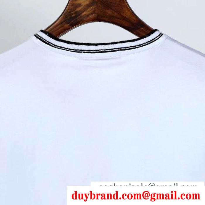 2色可選 コーデに新しさが混在する 半袖Tシャツ シックスタイリングに挑戦 ドルチェ＆ガッバーナ Dolce&Gabbana