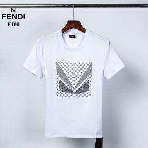 Fendi 2 -Molored Lựa chọn Fendi phù hợp với xu hướng nhẹ Fendi tay áo ngắn T -shirt _ Fendi Fendi_ Thương hiệu giá rẻ (Lớp lớn nhất của )