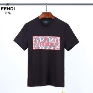 Short -sleeved t -shirt 2 Màu 2 Màu xuất hiện Fendi Fendi Fendi Fendi Fendi Fendi_ Thương hiệu giá rẻ (lớn nhất )