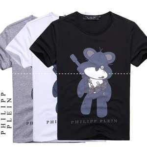 Đến mới Philip Plain Sleeve T -Shirt Fashion Fashion 3 Lựa chọn màu _Philippp Plein Philip Prine _ Thương hiệu giá rẻ 