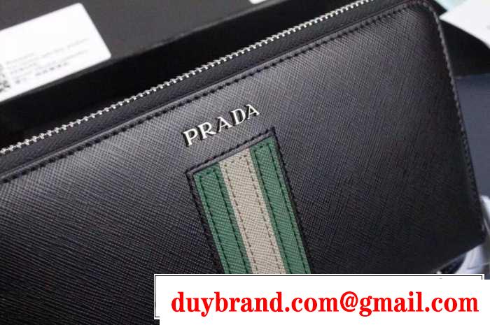 高級感を演出する　秋冬 prada プラダ ビジネスケース 魅力的な財布 2色可選
