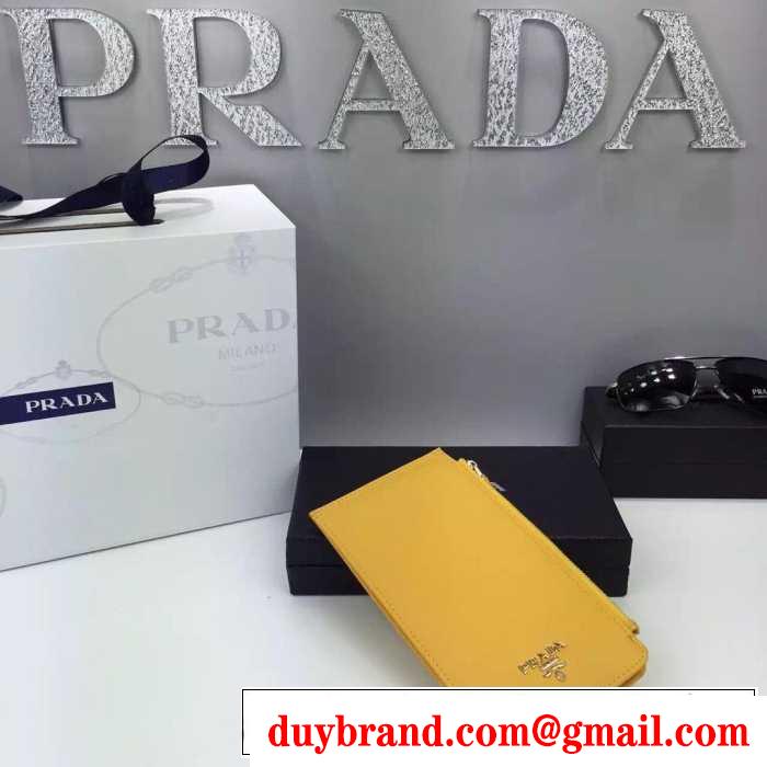 プレゼントに　秋冬 PRADA プラダ カードケース　高品質やシンプル 5色可選