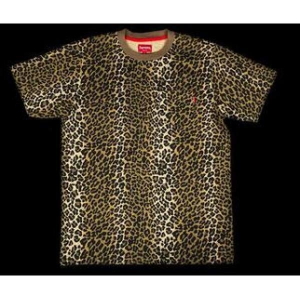 Hiệu quả tối cao giả tạo tối cao 15SS Pocket Tee Pocket Leopard Thoải mái T -shirt _ Tay áo ngắn T -Shirt _ Men Fashion_ Thương hiệu cửa hàng đặc biệt đặt hàng thư giá rẻ