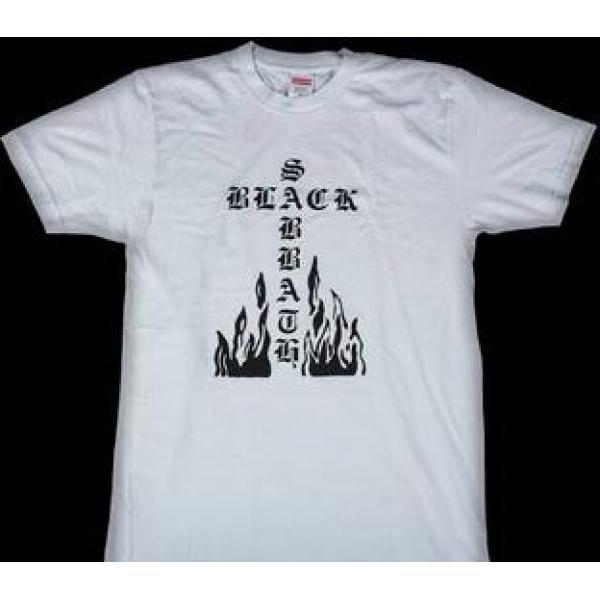 Supreme Black Savas Cross Cross Summer -Like Cool T -shirt White _ Tay áo ngắn T -Shirt _ Thời trang nam