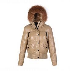 Nổi bật với Moncler Ladies Chèn áo khoác xuống Black_ Moncler Moncler_ Thương hiệu giá rẻ 