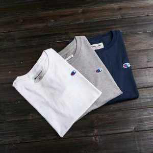 3 -Color Lựa chọn 17SS tay áo ngắn T -Shirt Supreme x Champion Elegant Shine