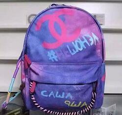 Canvas Rucksack Sack thanh lịch Backpack Coco Mark Purple X Rose _ _ Thương hiệu giá rẻ (lớn nhất )
